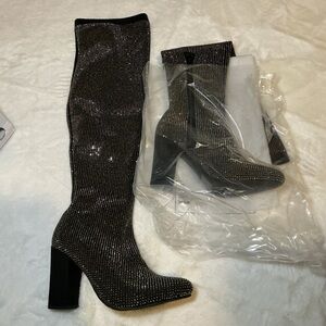 Wild Pair rhinestones boots